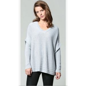 FATE V Neck Long Sleeve Cashmere Blend Swea